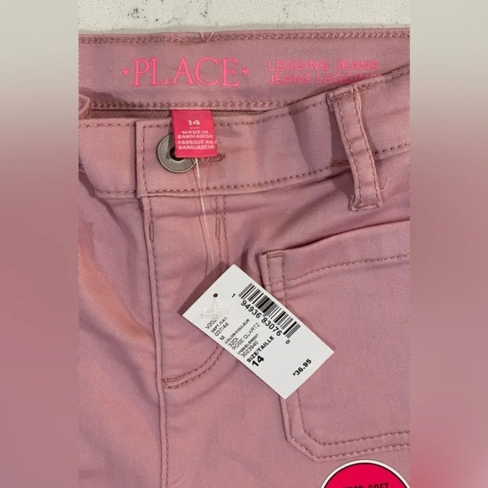 NWT The Children’s Place Rose Quartz Legging Jeans Size 14